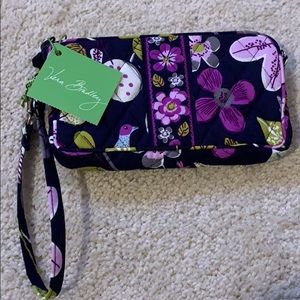 Vera Bradley Floral Nightingale Wristlet